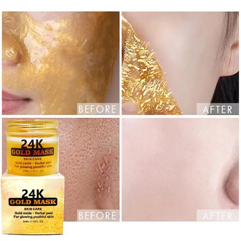 Коллагеновая отшелушивающая маска 24 к черная отбеливающая для лица