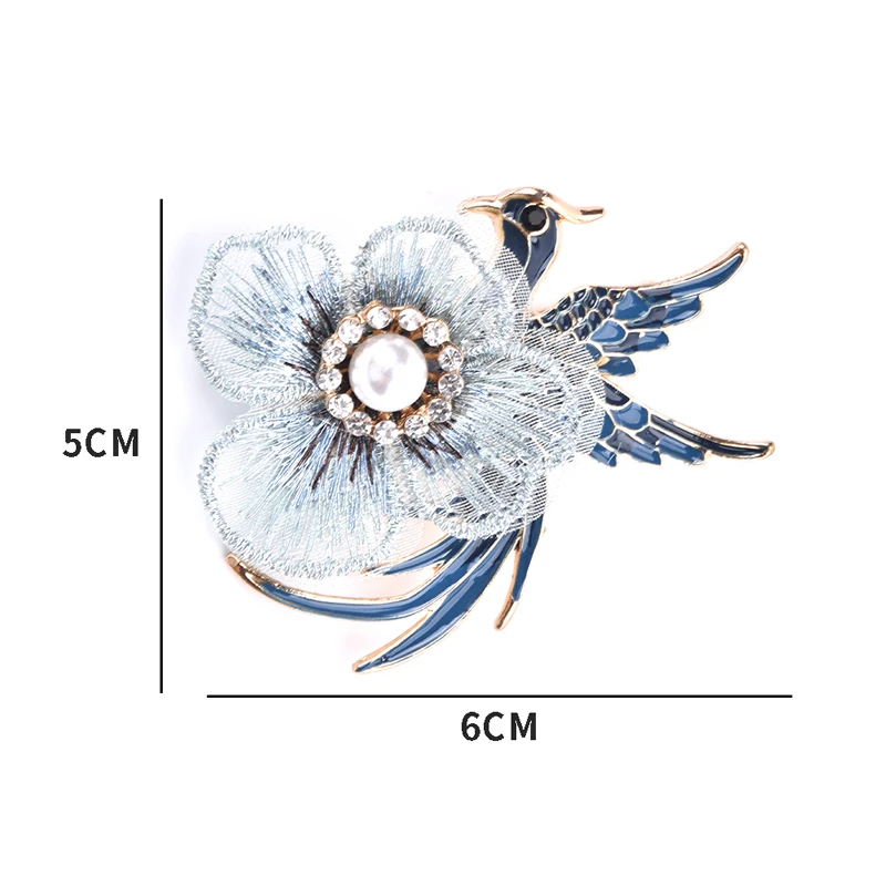 

Женская Брошь в виде птицы, 6 х5 см