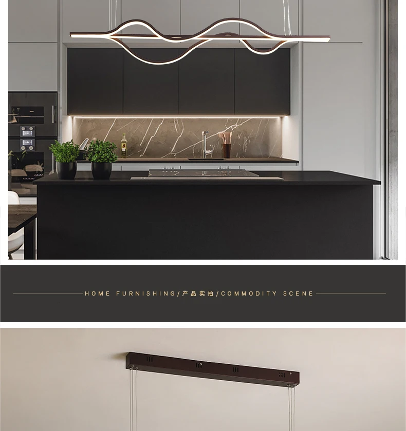 Современные светодиодные подвесные светильники Chandelierrec AC85-265V для декора столовой, светильники для домашнего освещения, подвесной светильник с затемнением