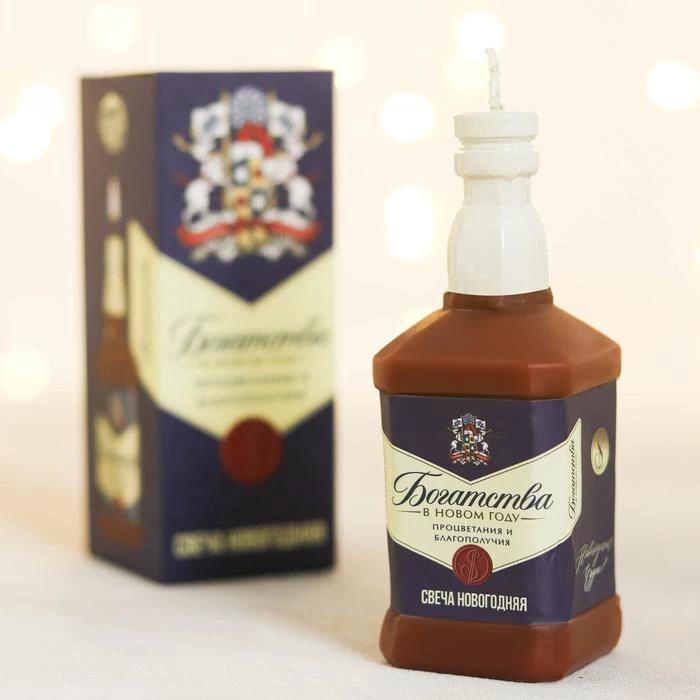 Свеча виски Богатства 13 2 х 5 см 4716368|Свечи| |