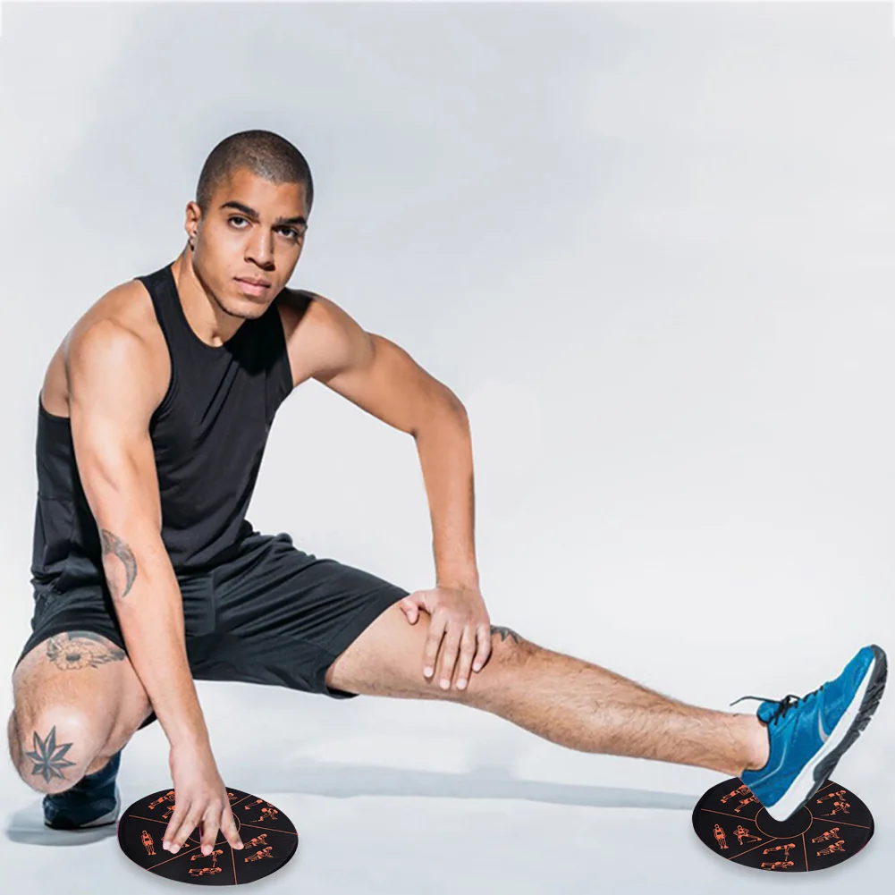 Комплект из 2 предметов Спортивная Core тренировки йоги Фитнес слайдер скользящий