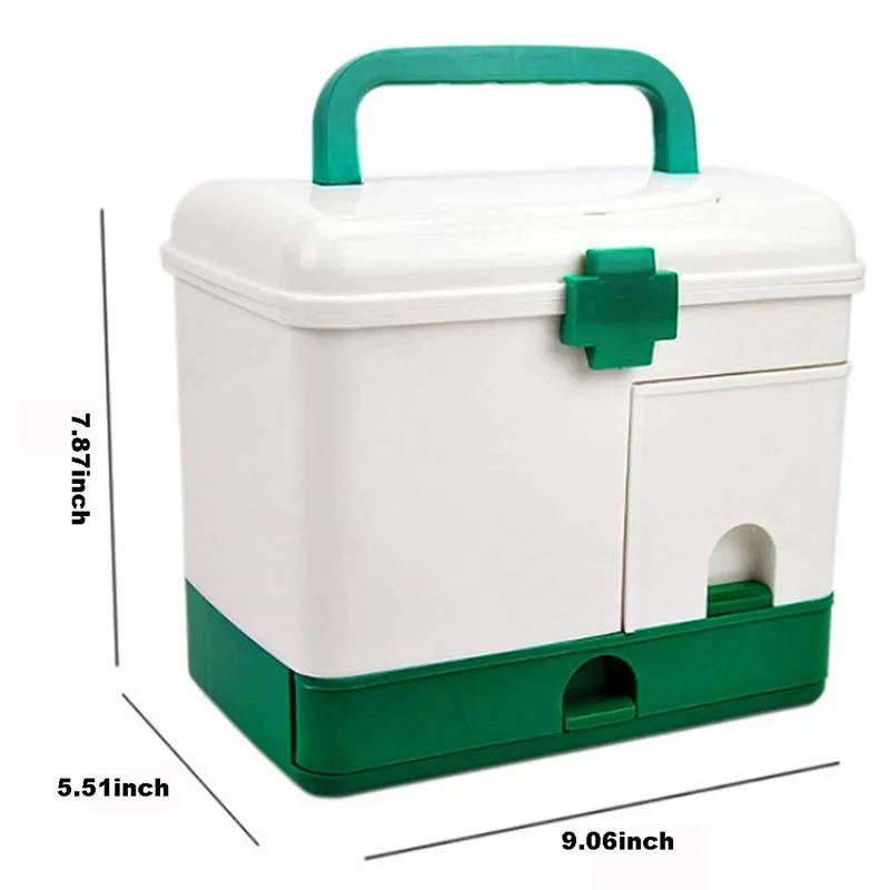 Экстра большие Аварийные наборы коробка для лекарств домашний Многоуровневый