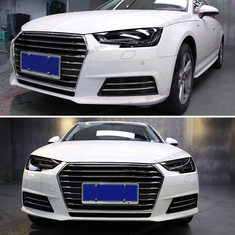 

car headlight anti-scratch protective film for audi Q7 2016 2017 2018 2019 2020 2021 2022 sticker accessory Q8 4M exterior