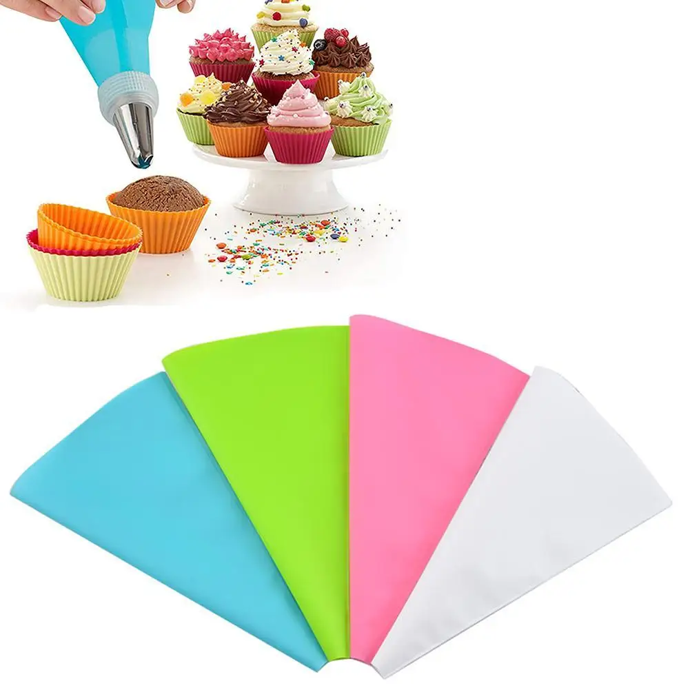

1pcs Baking piping bag Pastry Bag Tips Icing Piping Nozzle Cream Reusable Pastry Bags Fondant Molds Cake Decorating Tools