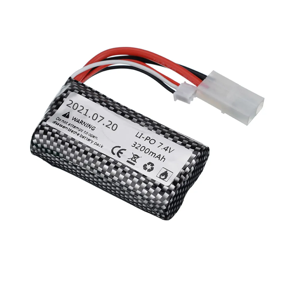 Литий-полимерная батарея 7 4 в 3200 мАч 18650 20C для радиоуправляемого вертолета