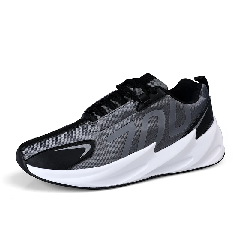 Дизайн Kanye 700 V2 Boost Triple S Sneakers Desi роскошные мужские и женские туфли для папы бежевые черные спортивные кроссовки - Цвет: Серый