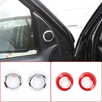 2pcs for toyota tundrasequoia 2014 2018 car front door sound stereo audio cover trim ring abs tweeter speaker cover accessories