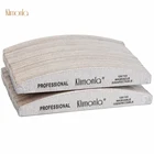 50 шт Профессиональные деревянные пилки для ногтей 100180 серое полумесяц шлифование наждачной бумагой Лайм а ногти ongle Уход маникюрный салон Инструменты