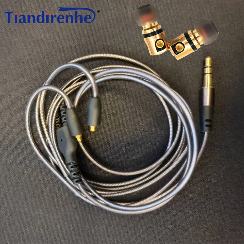 DIY MMCX интерфейс DD динамические Hi Fi наушники вкладыши съемный кабель Mmcx для