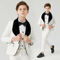 boy suits formal suit for boy costume boys white jacquard suit flower boys formal suit kids wedding suit tuxedo