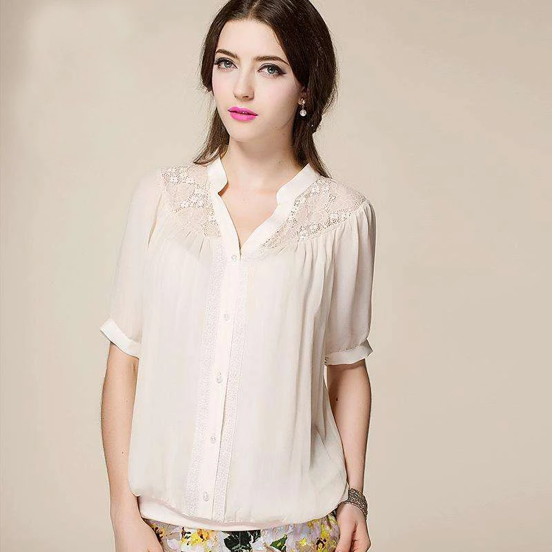 

2020 Women Short Sleeve mint Shirt Top Garment