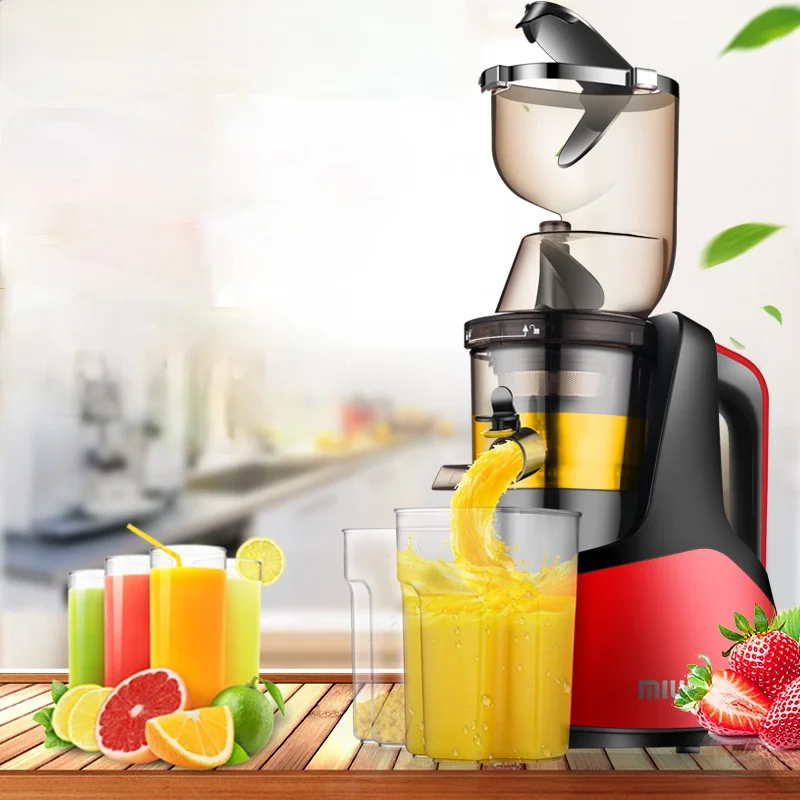 Медленная соковыжималка 0 7 л винтовой экстрактор холодного отжима без фильтра