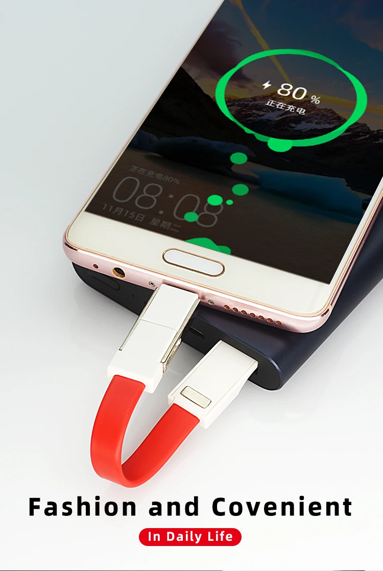 CHAURE, 3 в 1, USB кабель, мини брелок, 2А, портативный магнитный кабель для быстрой зарядки, для освещения типа C, микро-кабель для синхронизации данных и зарядки