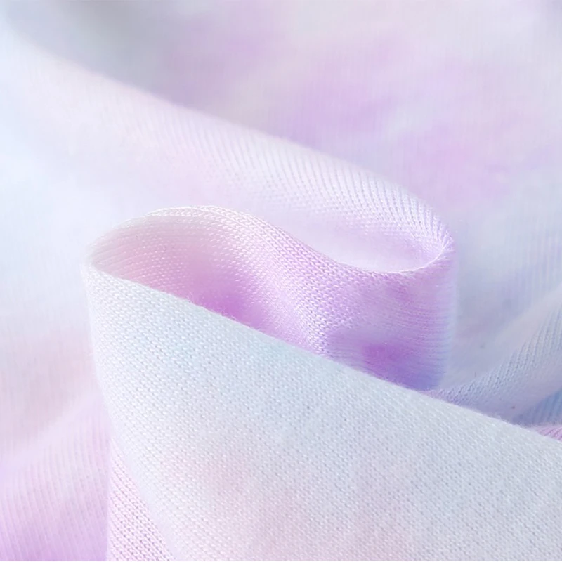 

Infant Kids Baby Girls Elastic Waist Trousers Suit Girls Sweet Casual Round Neck Tie-dye Top + Trousers Suit 130cm Hotting