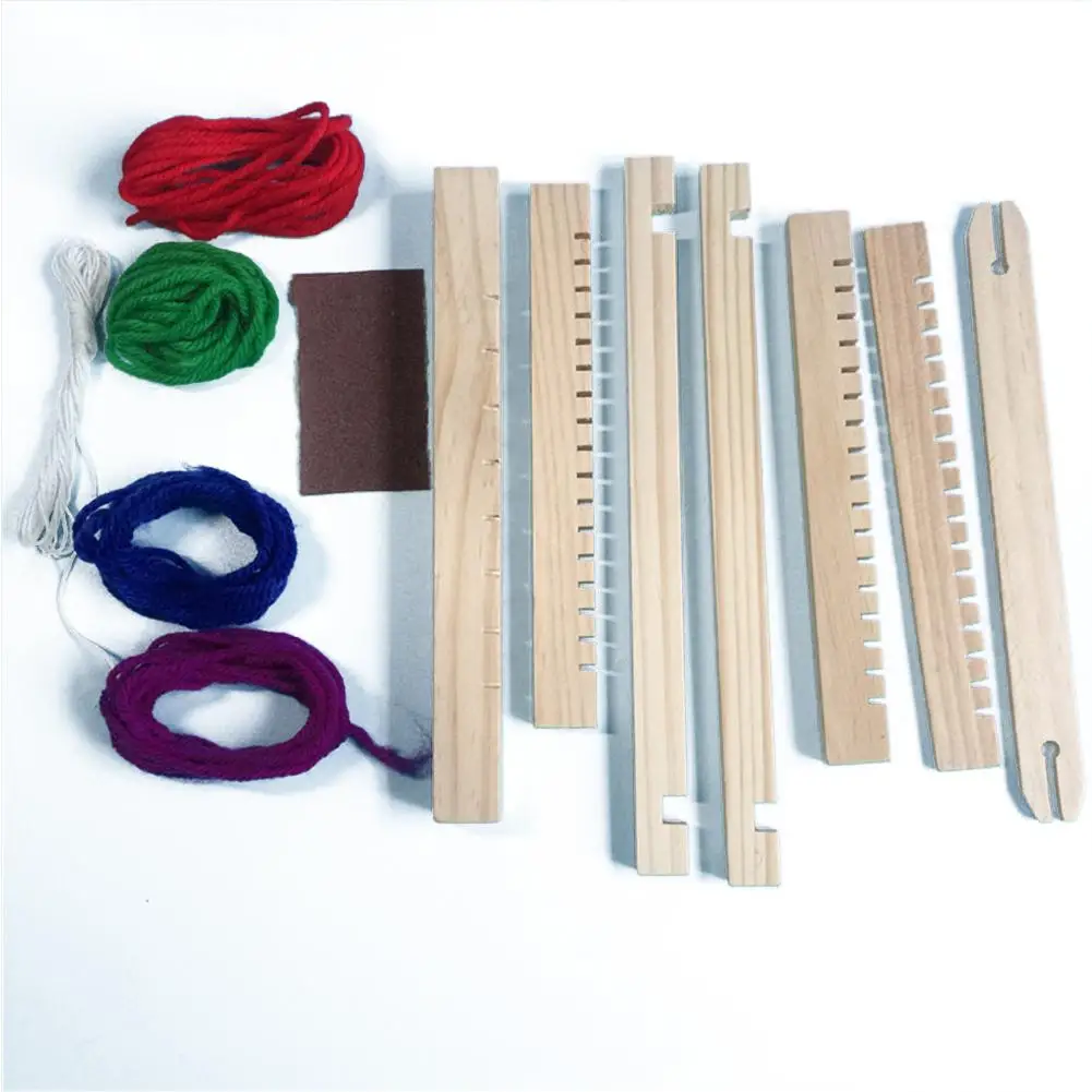 Деревянный Ткацкий Станок для ручного вязания детский ткацкий станок