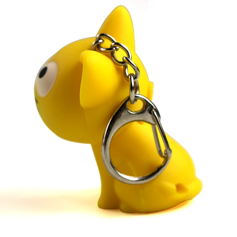 Брелок с изображением кошки и сыра милый светодиодный брелок со звуком Мяу