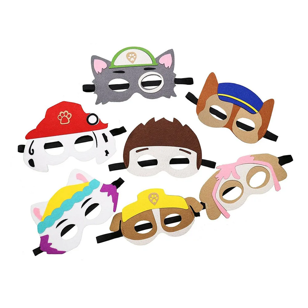 Детские маскарадные маски 10 шт. фетровая детская маска для дня рождения