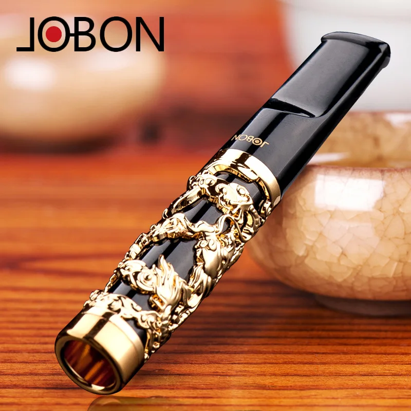 

Jobon genuine cleaning rod cigarette filter filtration cycle of high-grade three-dimensional carving Dragon gift package 10mm