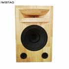 IWISTAO HIFI 12 дюймов басовый динамик плюс твитер гудок пустой шкаф 1 шт. твердая древесина инвертированный без динамика для трубного усилителя DIY