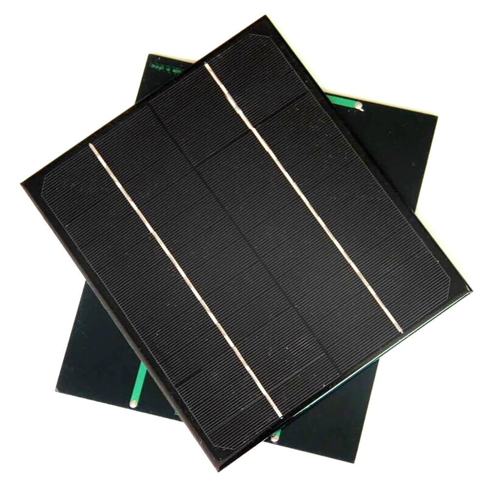 Новая монокристаллическая солнечная панель 6 Вт 12 В зарядное устройство для