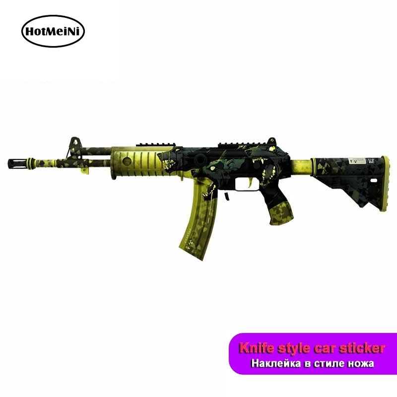 Модная наклейка HotMeiNi 13 см для CSGO Blue S1 виниловые автомобильные наклейки аниме