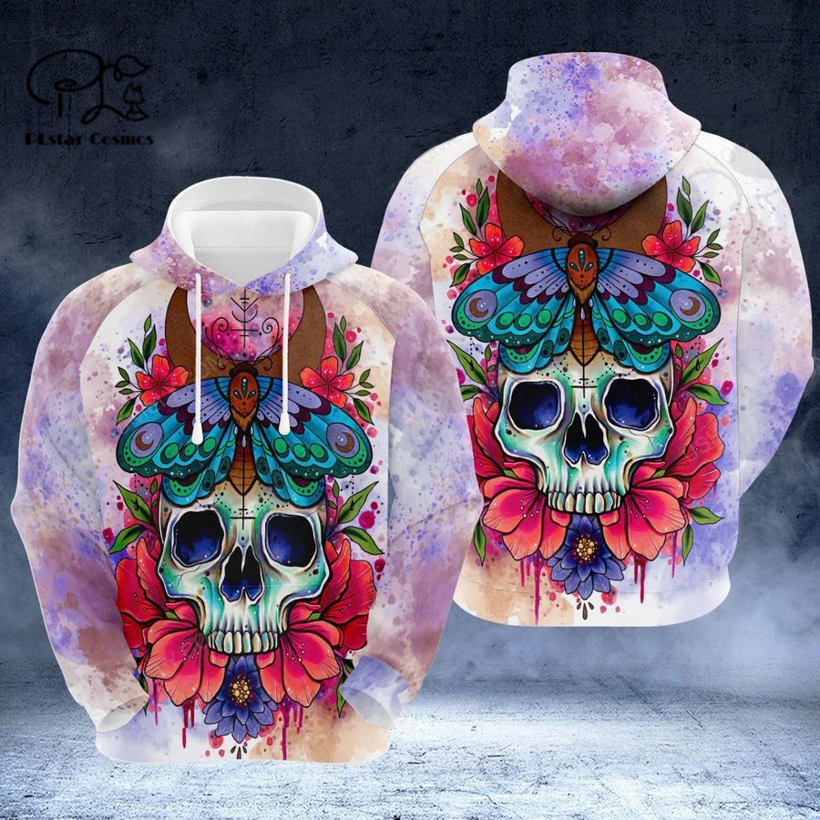 

PLstar Cosmos 3Dprint Skull Vintage Newest Harajuku Pullover Streetwear Unique Unisex Man/Woman Casual Hoodies/Sweatshirt/Zip -3