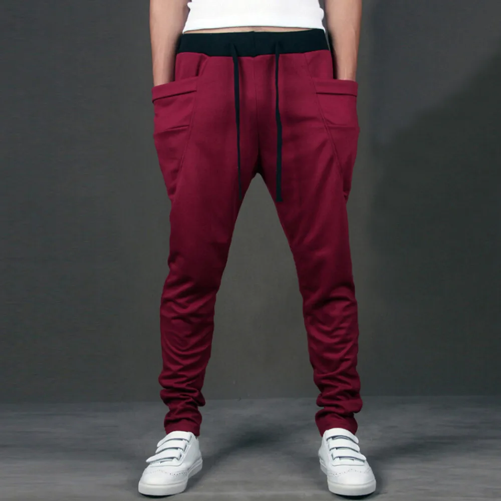 

Casual Men Pants Joggers Running Sport Pants Sweatpants male Trousers Plus Size pantalon homme