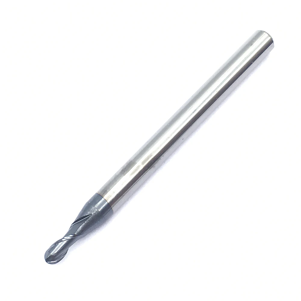 1 шт. R1.25XD4X50L 2 Фрезы с ЧПУ Фрезерный резак HRC50 Вольфрамовая сталь шариковый нос