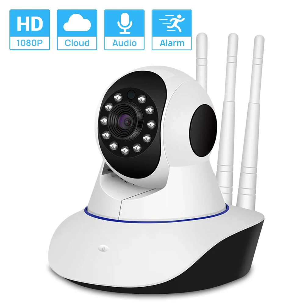 HD1080P умная PTZ Wi Fi камера с автослежением двухстороннее аудио Обнаружение движения