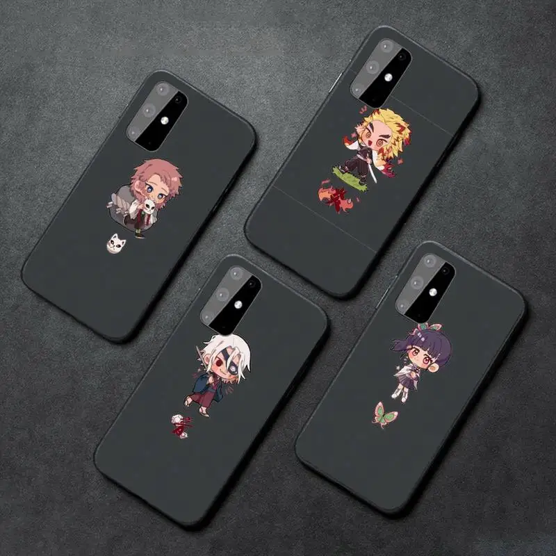 

Cute cartoon ghost slayer Phone Case For Samsung A32 A51 A52 A71 A50 A12 A21S S10 S20 S21 Plus Fe Ultra