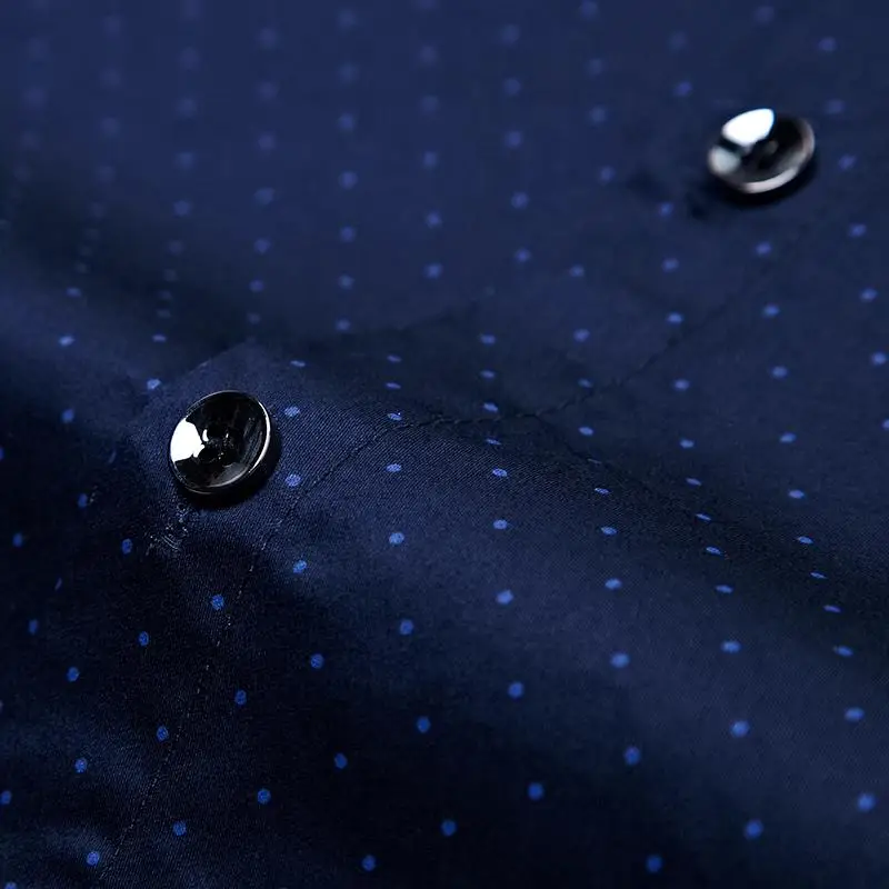 Мужская приталенная рубашка с длинным рукавом Повседневная в полоску винтажном