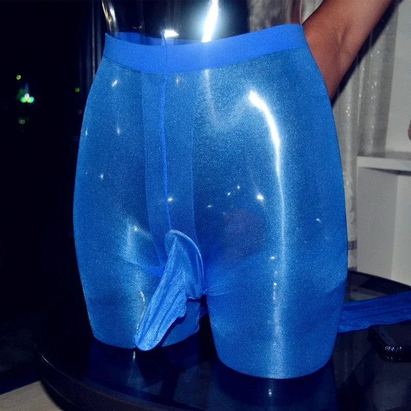 Сексуальные мужские глянцевые ультратонкие тонкие 1D колготки с пенисом чулки