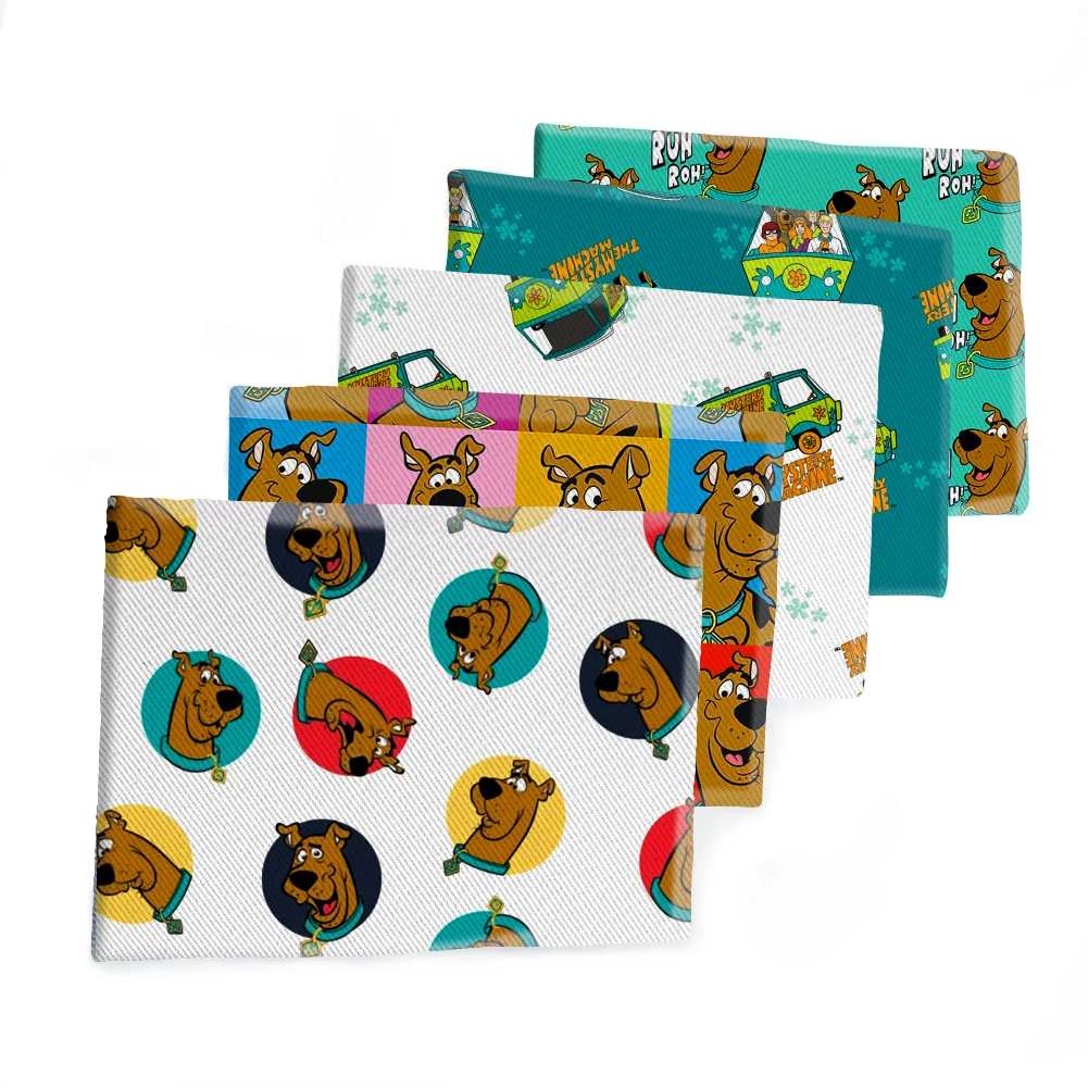 

Printed Polyester Cotton Fabric Cartoon Dogs Printed For DIY Patchwork Quilt Sewing Needlework Materials 50*145cm