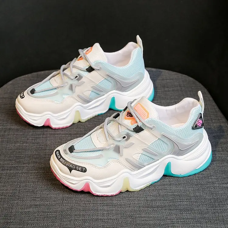 

Обувь с подошвой из вулканизированной резины летние кроссовки 2021; Дышащие; Женская Цвет модные кроссовки womenplatform кроссовки women2021