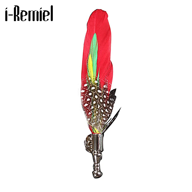 Классическая Пряжка для шарфа с павлиньими перьями заколка смокинга на лацкан