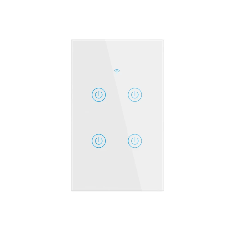 

US Tuya WiFi Smart Touch Switch Smart Life/Tuya APP Control Tuya Smart Product Master Control Switch Support Voice Control