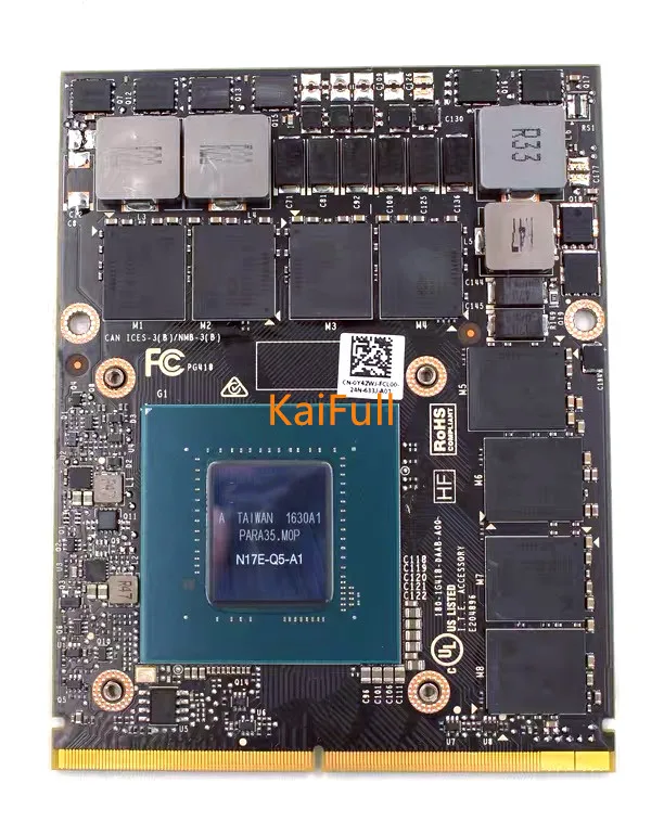 Оригинальный P5000M P5000 DDR5 16 Гб Видео Графика VGA карты N17E-Q5-A1 с X-скоба для HP ZBook 17 G3 G4 Dell