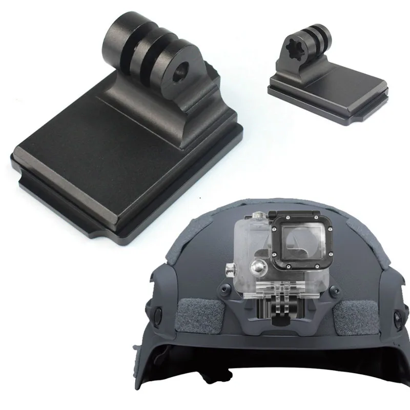 

Free Shipping Outdoor Sports Helmet Fixes NVG Gopro Mount Adapter For Hunting & Paintball