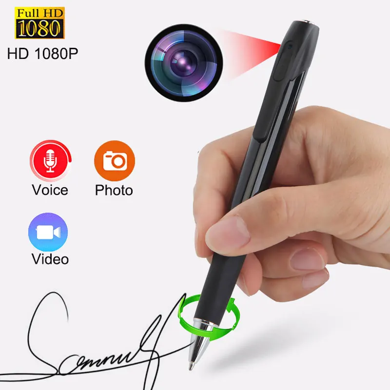 

1080P HD Camera Long Recording Mini DV Voice Recorder Video Class Students Business Comcorder Noise Reduction