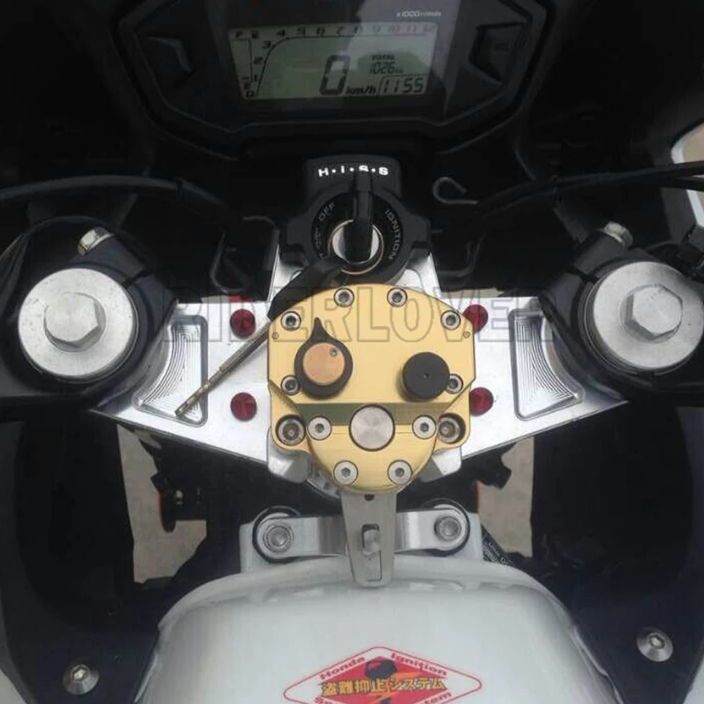 

Steering Damper Stabilizer For HONDA CBR500R CBR400R 2013-2018 Motorcycle Reversed Safety Mount Bracket CBR 500 R 400R 2015