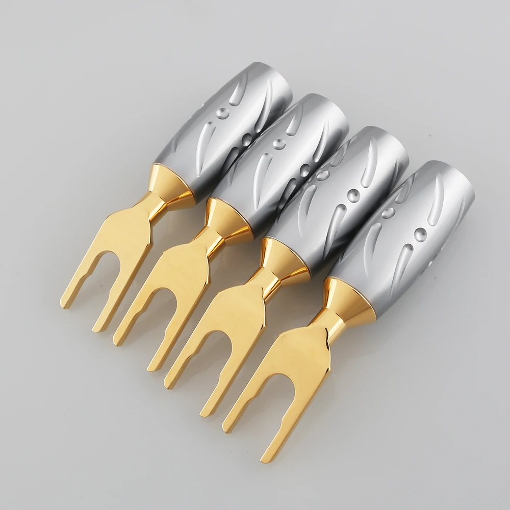 Вилка-Лопатка из чистой красной меди с золотым покрытием | Электроника