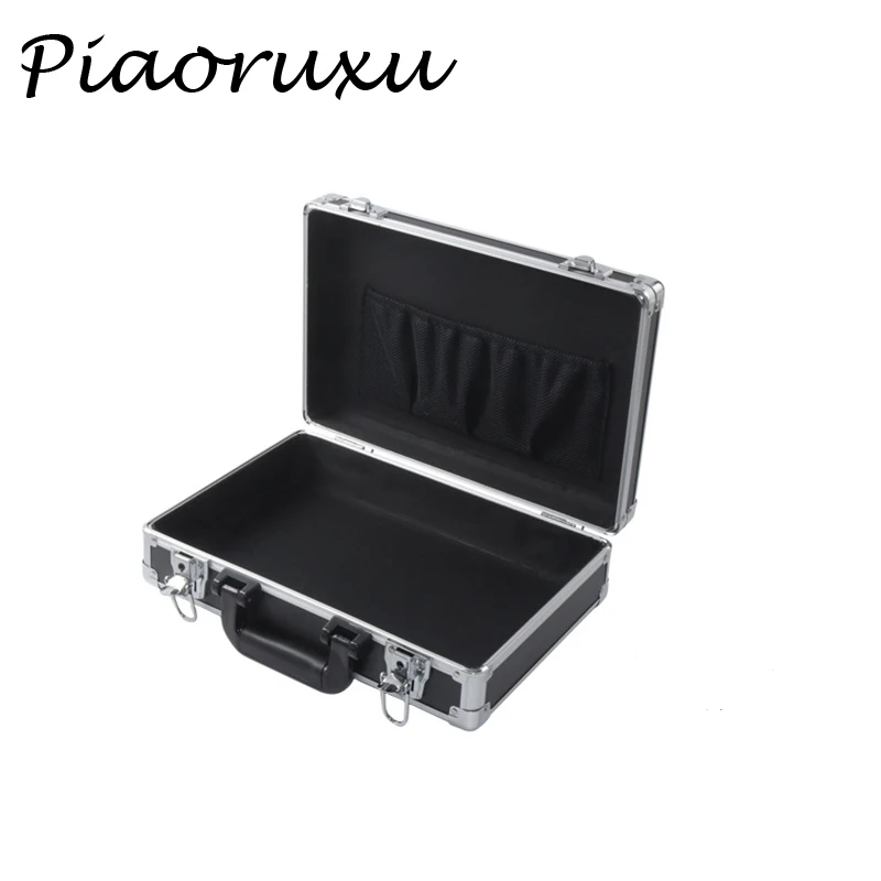 37*25*10 5 см портативный ящик с замком для инструментов из алюминиевого сплава