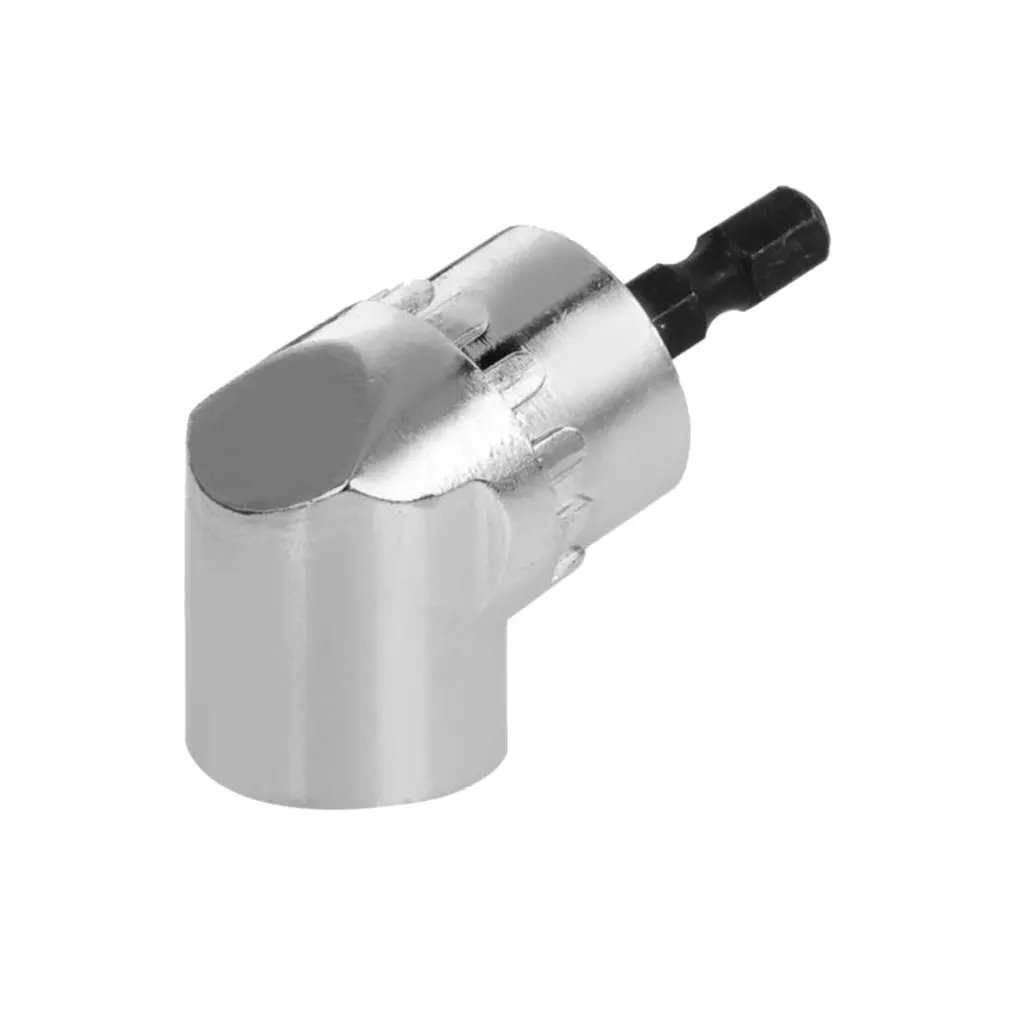 

1/4 Hex Drill Bit Socket Holder Adaptor 105 Degree Angle Extension Right Driver Drilling Shank ToolScrewdriver Magnetic Accessor