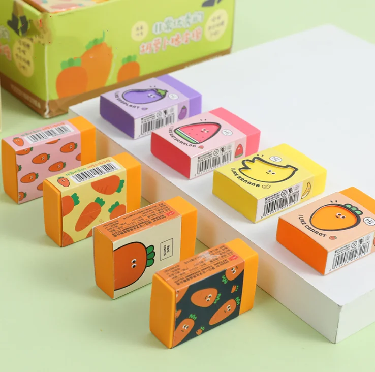 Ластик для рисования овощей и фруктов 2 шт./лот | Канцтовары офиса дома