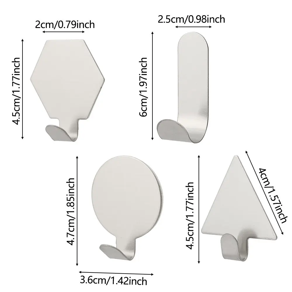 Настенный крючок из нержавеющей стали самоклеящаяся вешалка для полотенец