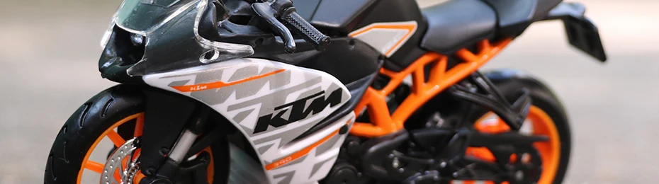 Maisto Сплав 1:18 Модель мотоцикла игрушка Моделирование KTM RC 390 мотоцикл автомобиль спортивный гоночный автомобиль Модель Коллекция игрушек для детей