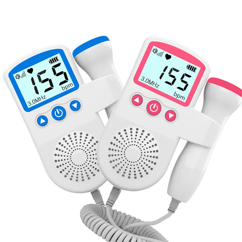 

1pc Fetal Heart Rate Monitor Home Baby Fetal Sound Heart Rate Monitor LCD Display Without Radiation To Protect Fetus Safety