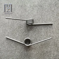 stainless steel torsion spring high strength v shaped wire diameter 2 0mm outer diameter 14 7mm angle length 40mm torsion spring