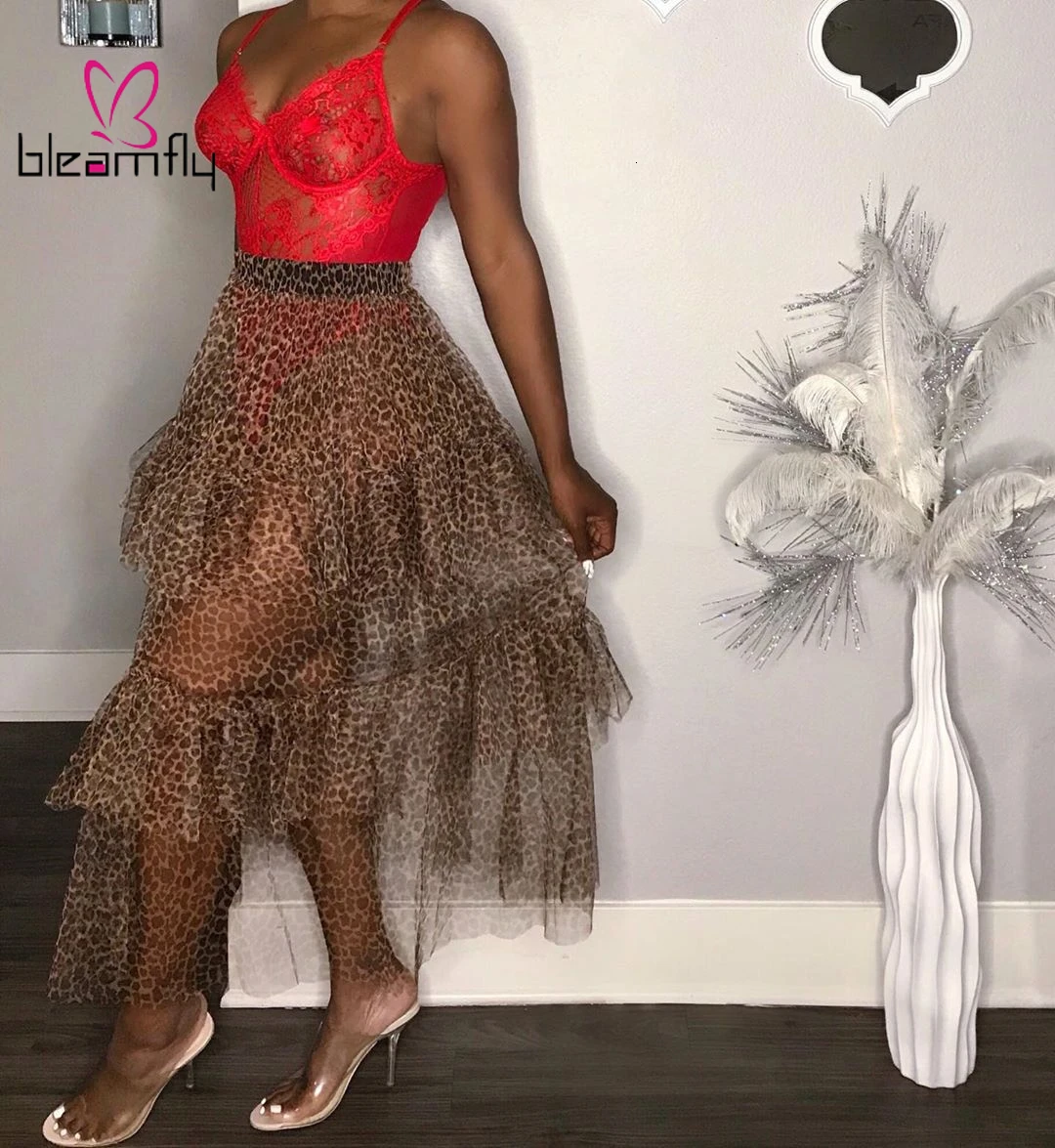 Новая зимняя Женская Осенняя леопардовая расцветка высокая талия длина до