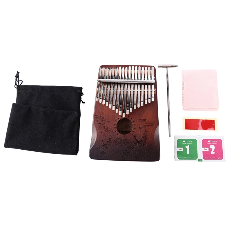 

Kalimba High Quality Acacia Music Instrument 17 Keys Finger Thumb Piano Upgrade Handguard Musical